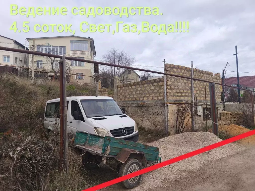 Участок в Крым, Симферопольский район, Перовское с/пос, Петровские ... - Фото 1