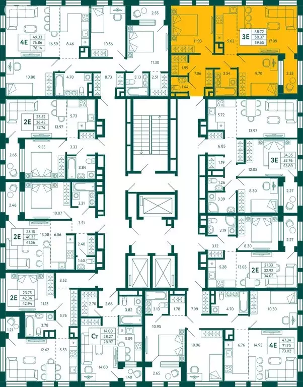 2-комнатная квартира: Уфа, улица Авроры, 16А (59.65 м) - Фото 1