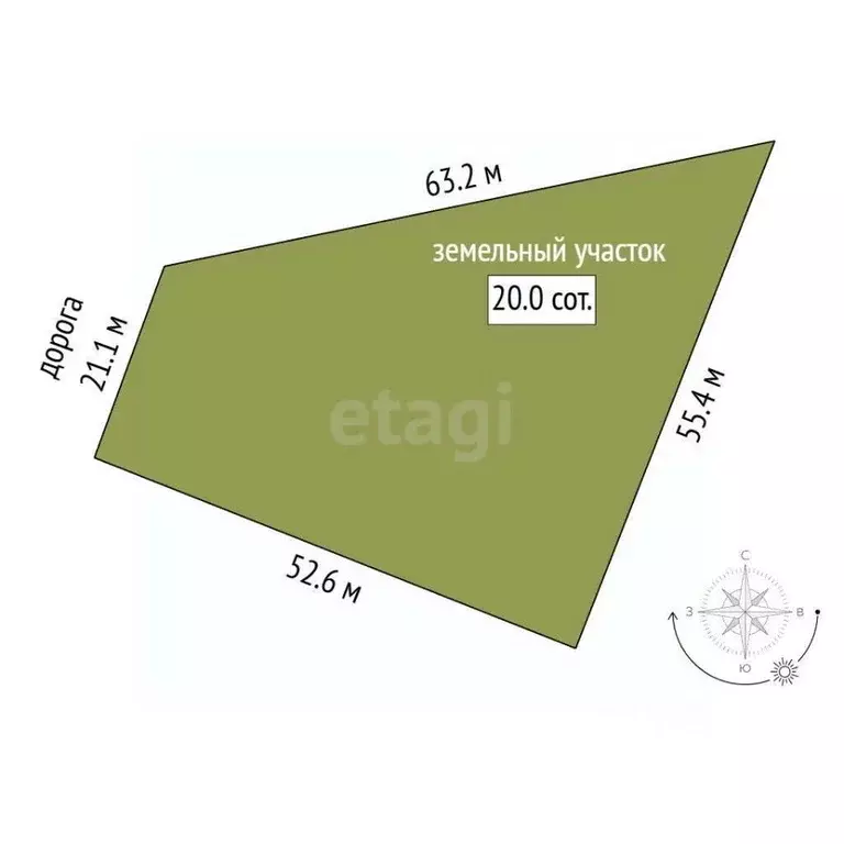 Участок в Мордовия, Лямбирский район, Берсеневское с/пос, пос. ... - Фото 1