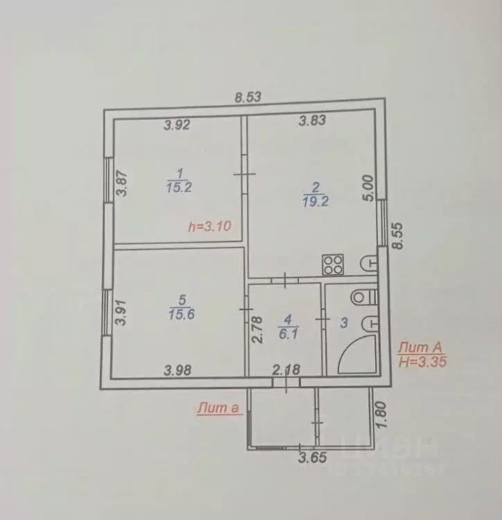 Дом в Коми, Сыктывкар городской округ, Седкыркещ пгт ул. Янтарная, ... - Фото 2