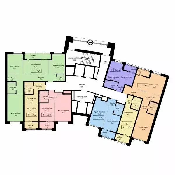 3-комнатная квартира: Хабаровск, улица имени Лейтенанта С.В. Орлова, 9 ... - Фото 1