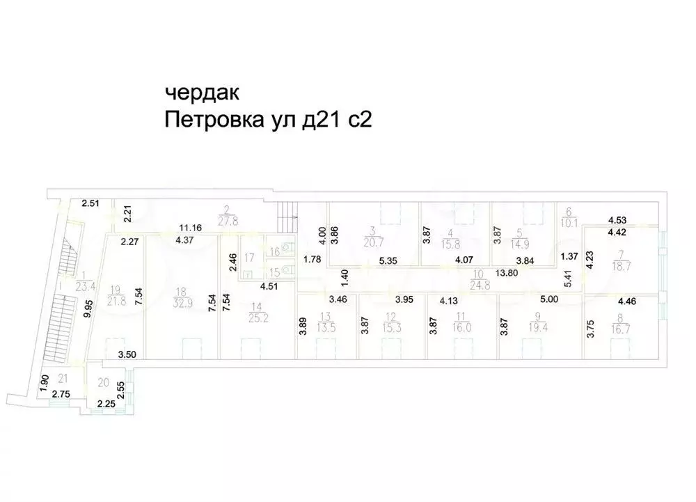 Аренда Офиса ПСН 694 м2 Метро Чеховская, Трубная цао - Фото 0