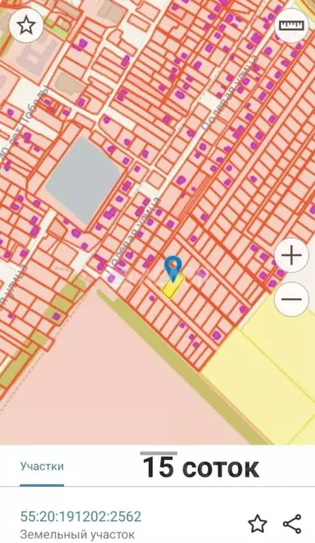 Участок в Омская область, Омский район, с. Пушкино ул. Восточная (15.0 ... - Фото 2