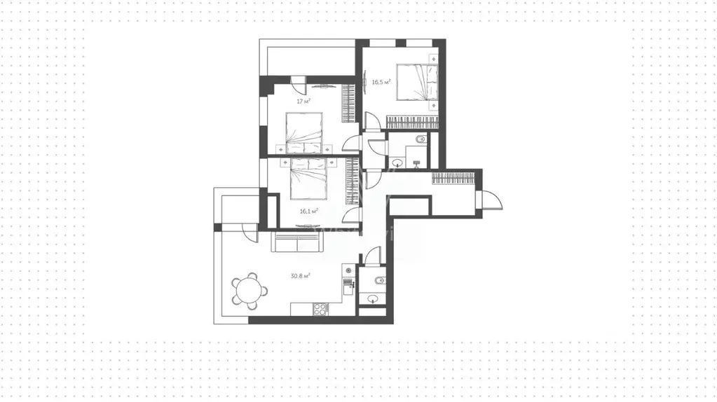 4-к кв. Москва Студенческая ул., 20к1 (109.8 м) - Фото 1