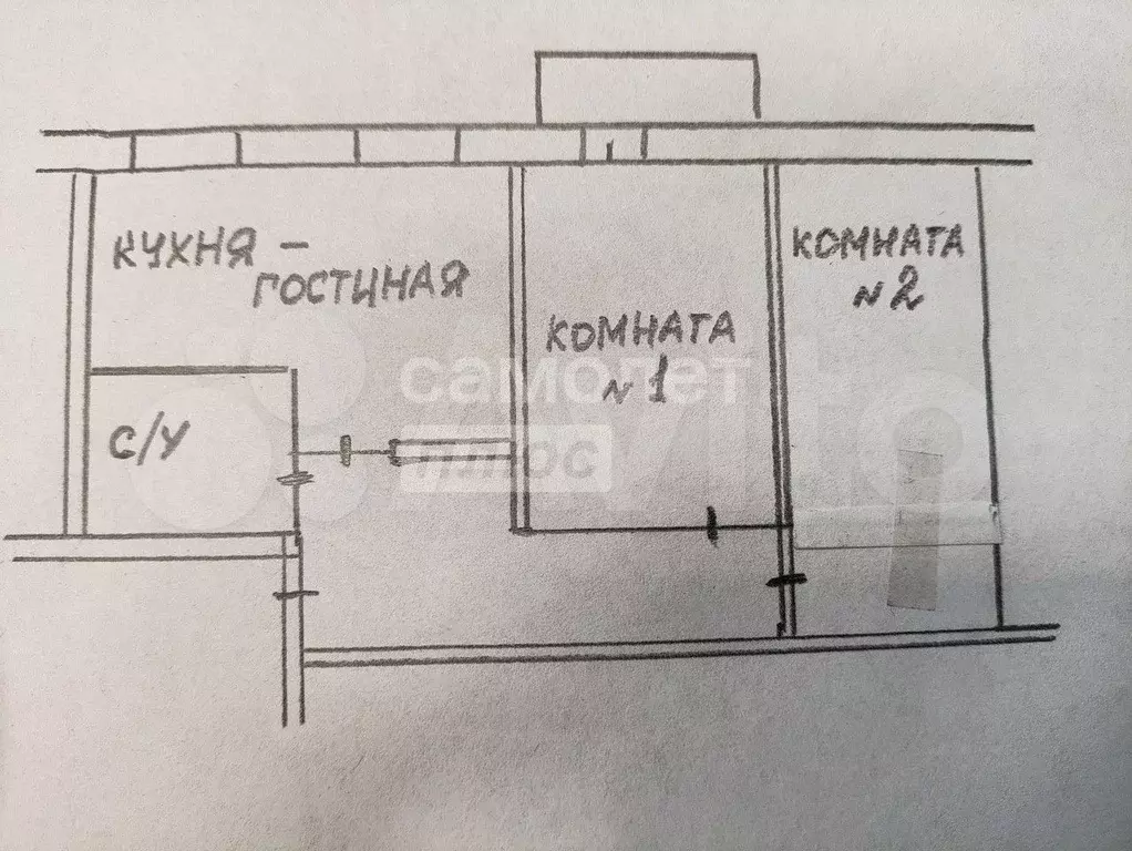 3-к. квартира, 54 м, 3/5 эт. - Фото 0