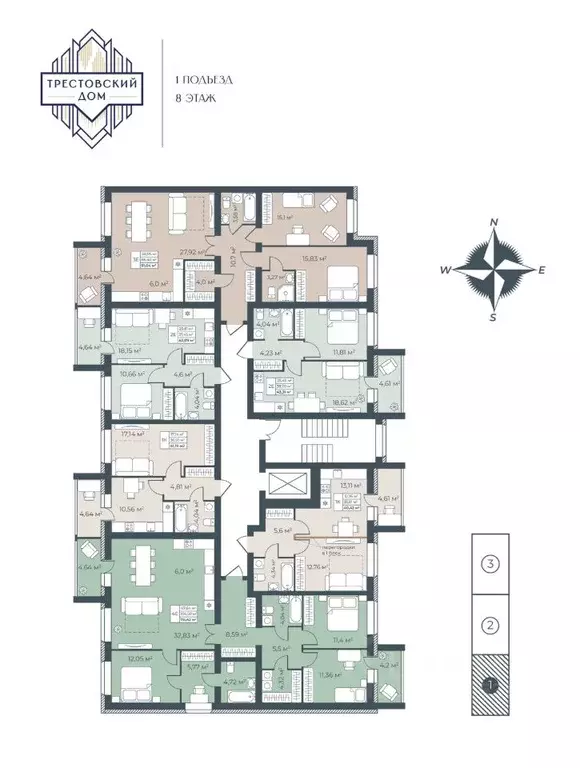 1-к кв. Тульская область, Узловая  (41.19 м) - Фото 1