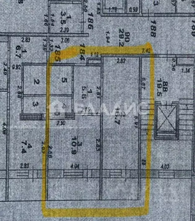 1-к кв. Воронежская область, Воронеж ул. Ломоносова, 114/28 (37.6 м) - Фото 1