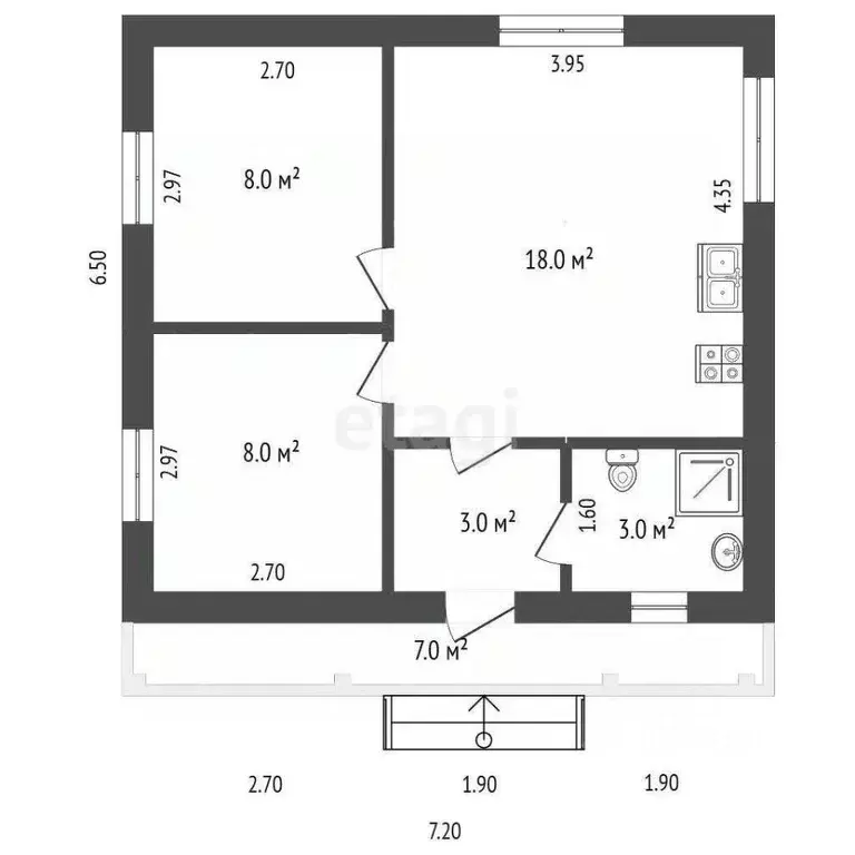 Дом в Калужская область, Перемышльский муниципальный округ, Большие ... - Фото 1