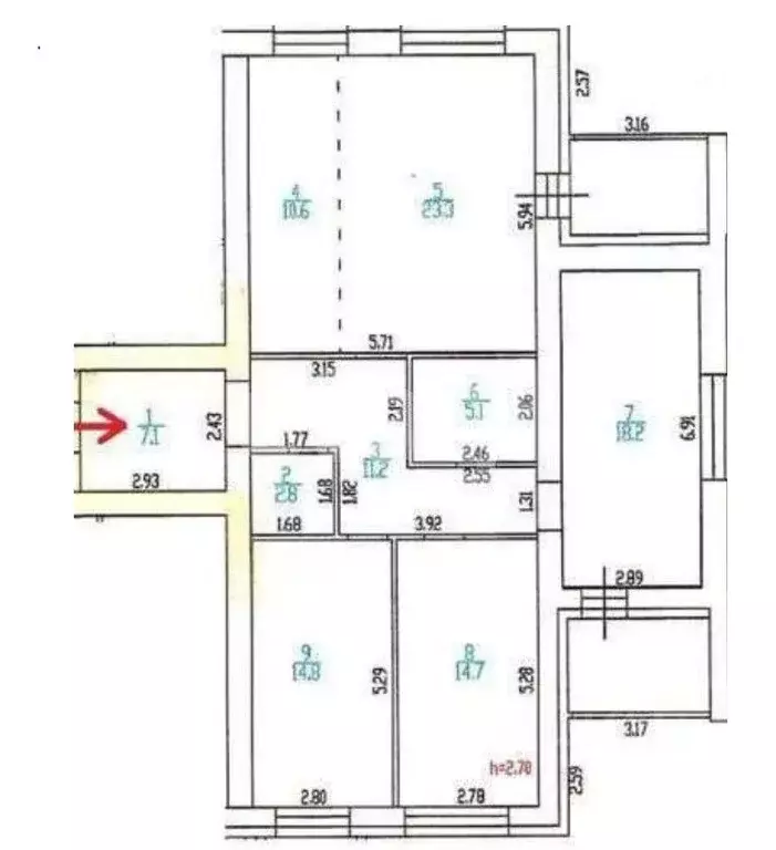 4-к кв. Алтайский край, Барнаул тракт Змеиногорский, 35А (118.0 м) - Фото 2