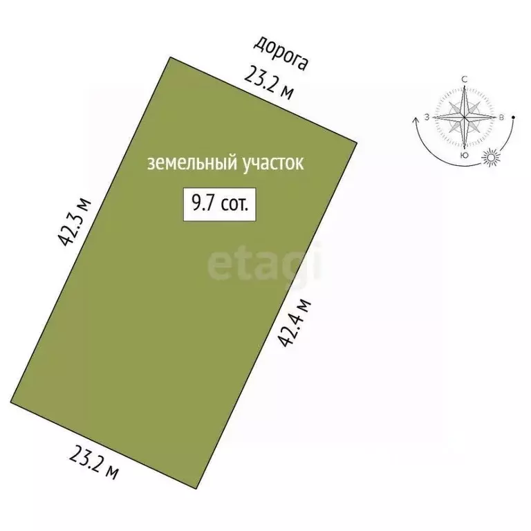 Участок в Мордовия, Лямбирский район, Берсеневское с/пос, Альтерра кп  ... - Фото 1