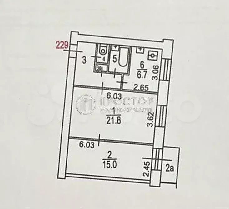 2-к. квартира, 54 м, 8/9 эт. - Фото 0