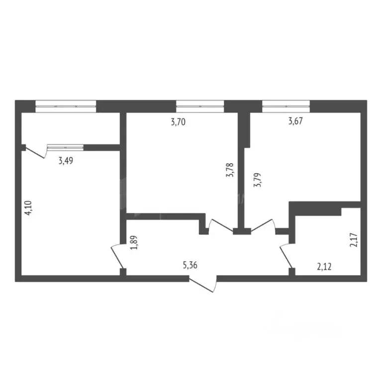 2-к кв. Тюменская область, Тюмень ул. Новоселов, 107 (51.4 м) - Фото 1