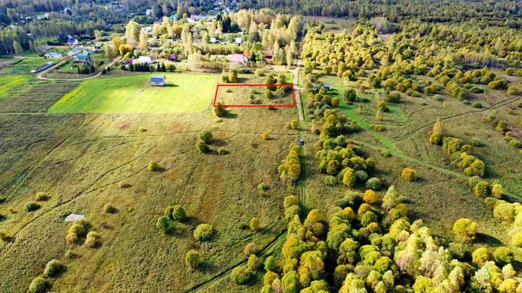 Участок в Тверская область, Кимрский муниципальный округ, д. Маркуши  ... - Фото 1