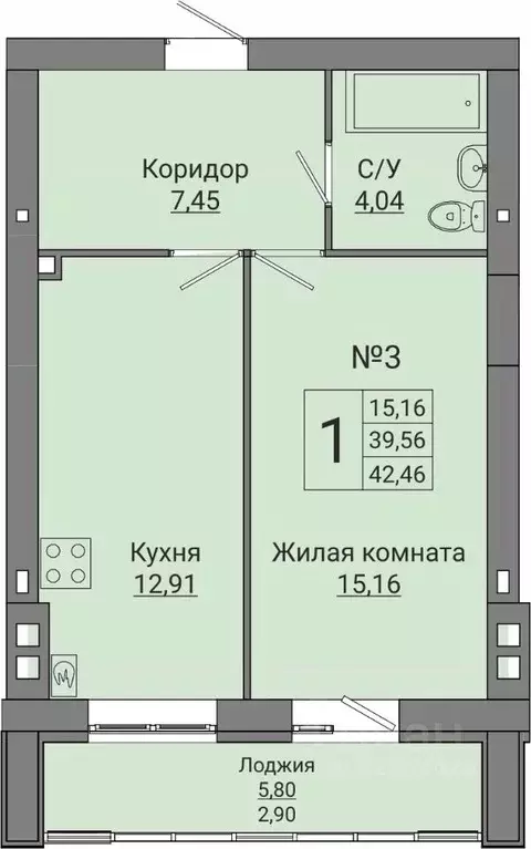 1-к кв. Волгоградская область, Волгоград Долина-2 жилрайон, Лес кв-л,  ... - Фото 0