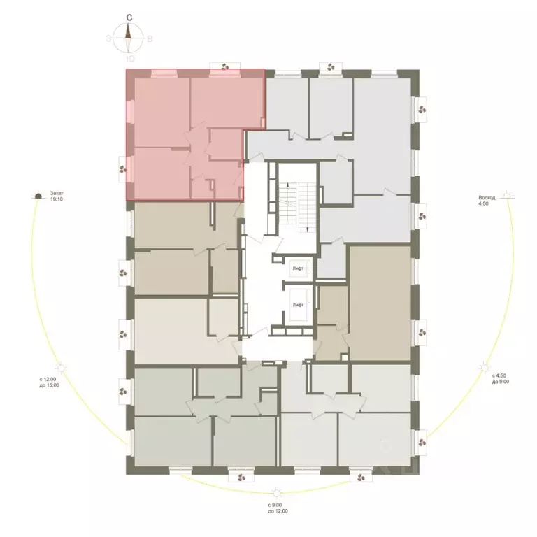 2-к кв. Башкортостан, Уфа Родина Парк жилой комплекс (55.7 м) - Фото 1