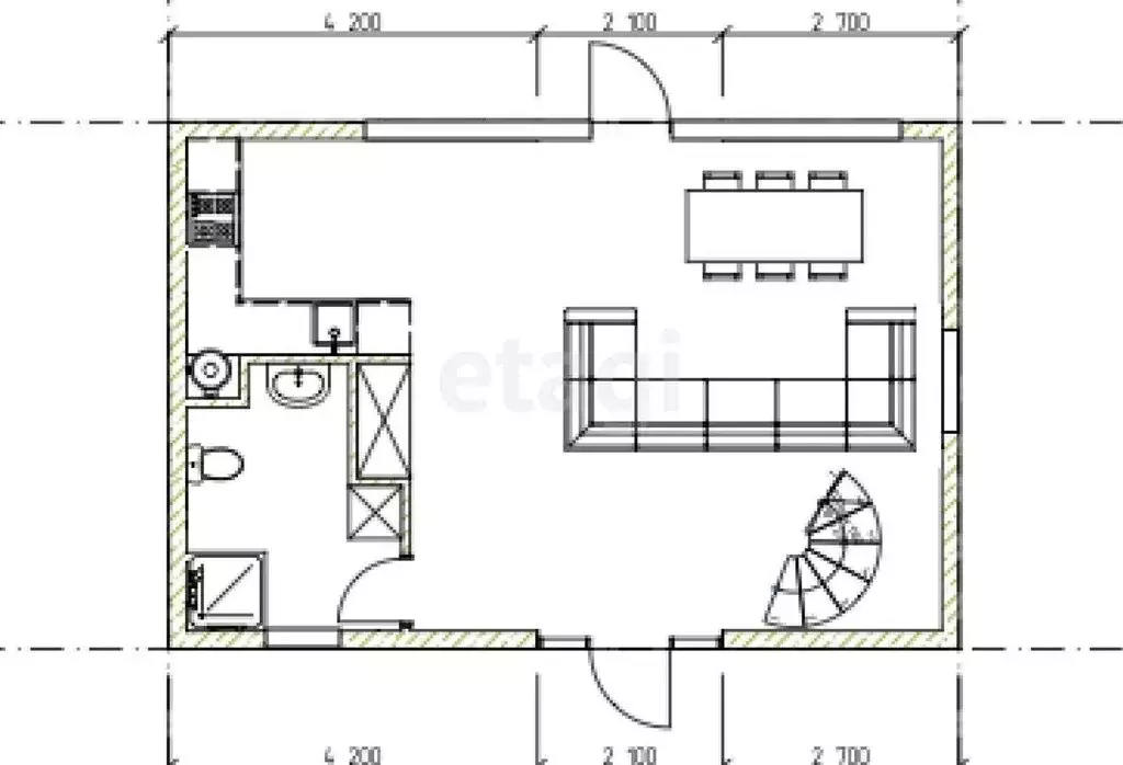 Дом в Калининградская область, Гурьевский муниципальный округ, посёлок ... - Фото 1