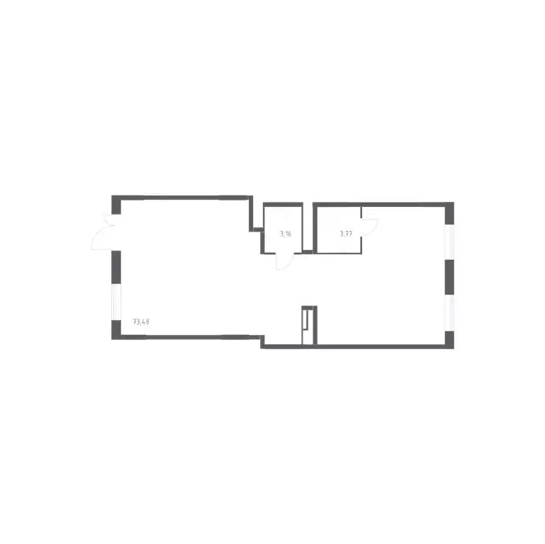 Помещение свободного назначения (80.41 м) - Фото 1