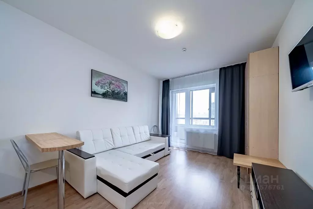 Студия Санкт-Петербург ул. Плесецкая, 20к1с1 (24.4 м) - Фото 1