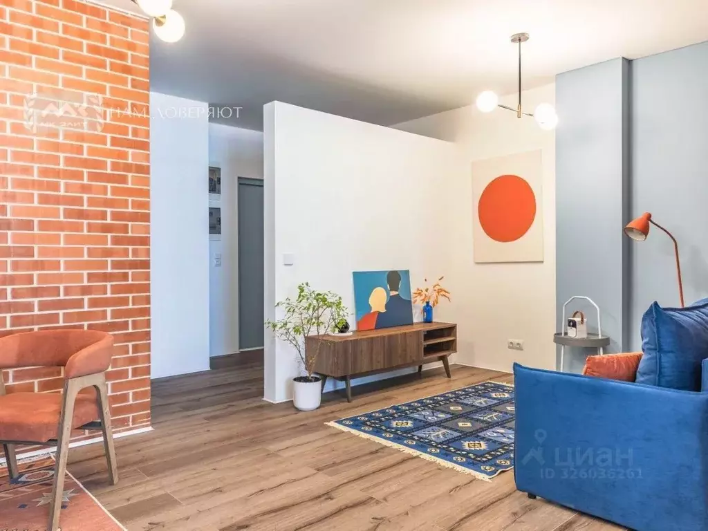 2-к кв. Санкт-Петербург Кременчугская ул., 9К2 (60.0 м) - Фото 2