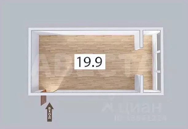 Комната Омская область, Омск Городок Нефтяников мкр, ул. 22 Апреля, 52 ... - Фото 2