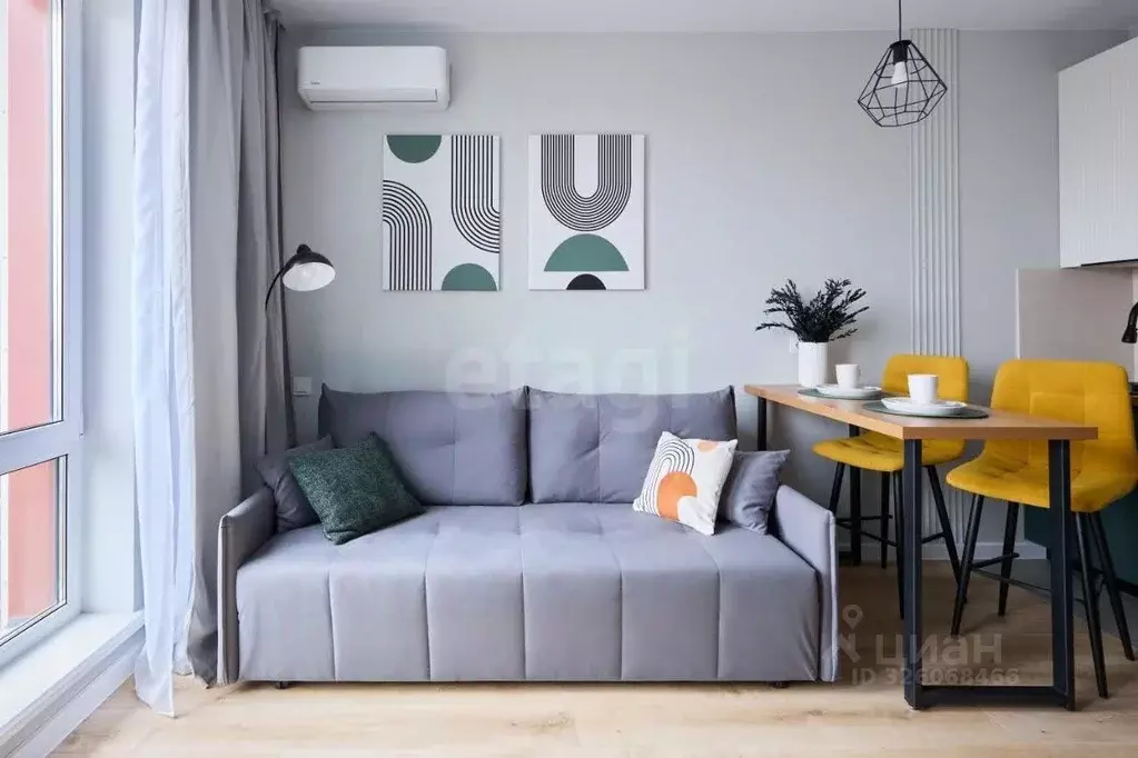 Студия Москва Новоостаповская ул., 20 (23.3 м) - Фото 2