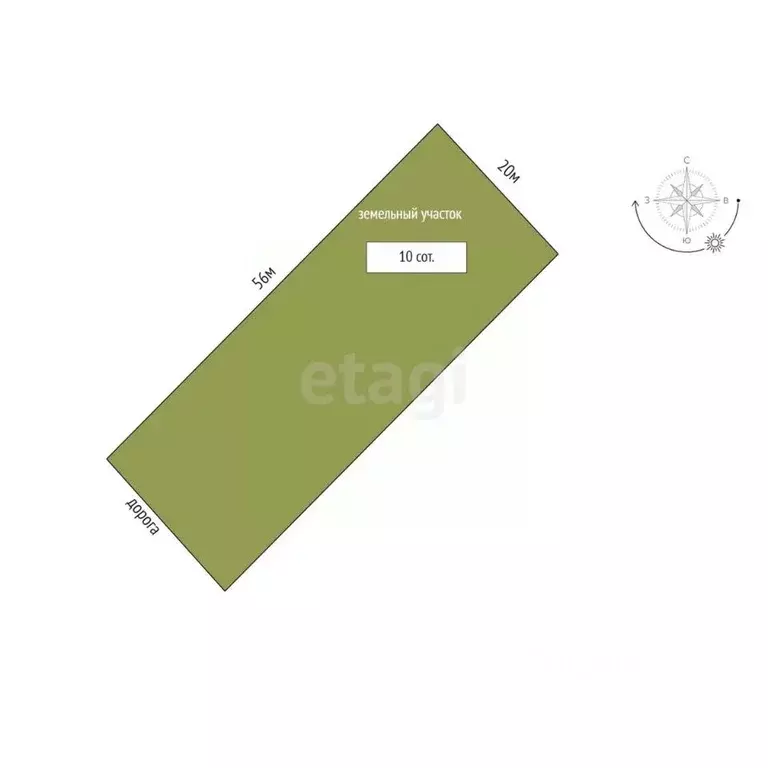 Участок в Татарстан, Елабужский район, Поспеловское с/пос, с. Мальцево ... - Фото 2