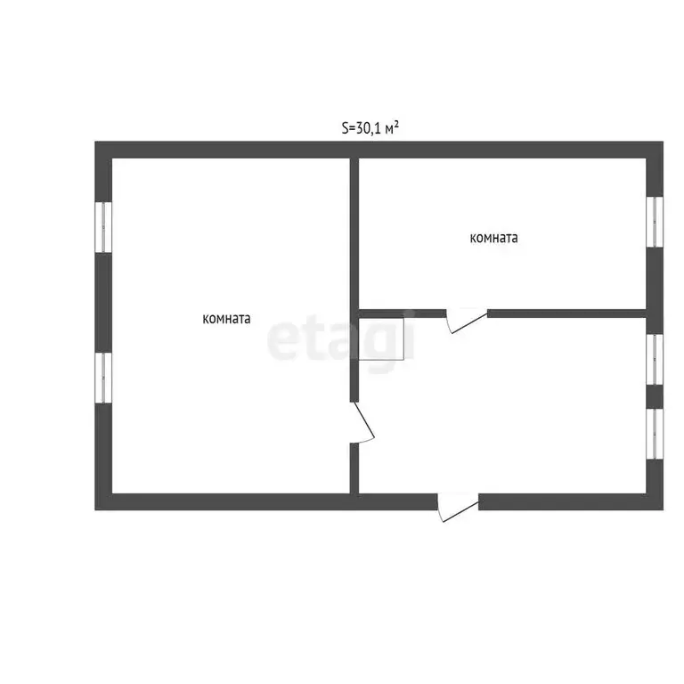Дом в Златоуст, 2-я Кедровская улица (30.1 м) - Фото 0