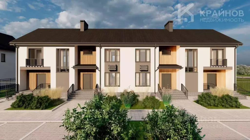 Таунхаус в Воронежская область, Семилукский район, Губаревское с/пос, ... - Фото 2