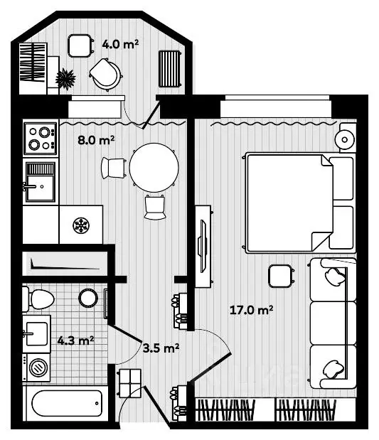 1-к кв. Приморский край, Надеждинский район, пос. Тавричанка ул. Лазо, ... - Фото 2