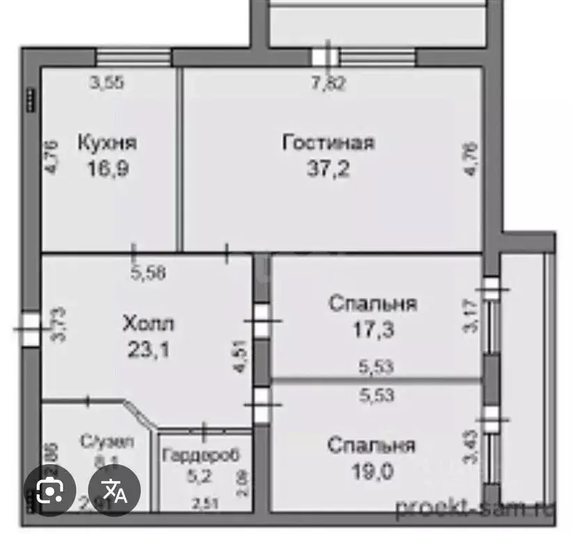 3-к кв. Ставропольский край, Михайловск Шпаковский район, ул. Пушкина, ... - Фото 2