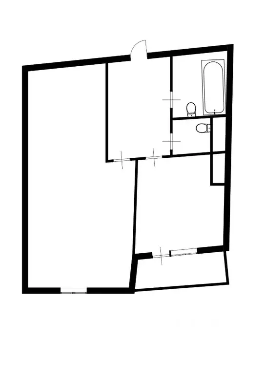 1-к кв. Санкт-Петербург Туристская ул., 30к2 (38.0 м) - Фото 1