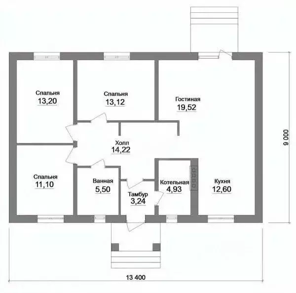 Дом в Крым, Феодосия ул. Е.М. Фомина (119 м) - Фото 2