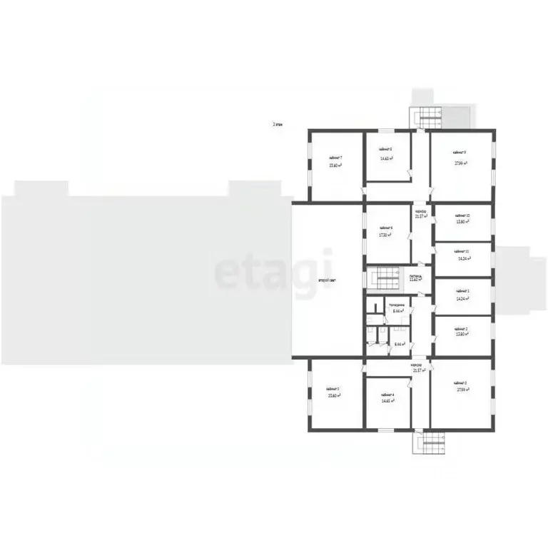 Помещение свободного назначения в Мордовия, Саранск Гожувская ул., 1 ... - Фото 2