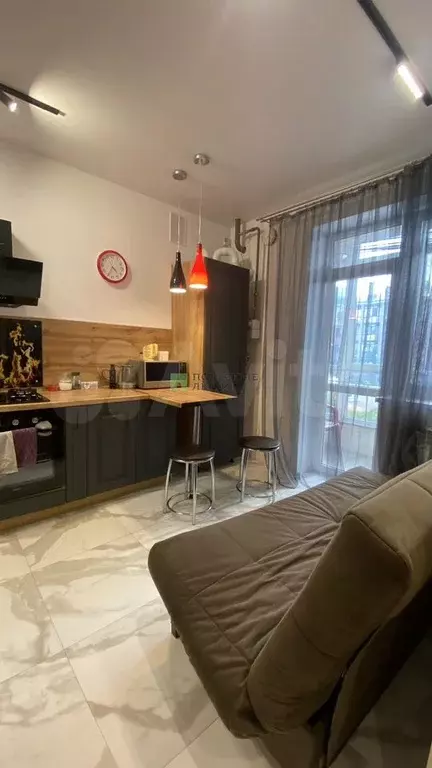 1-к. квартира, 36 м, 1/6 эт. - Фото 1