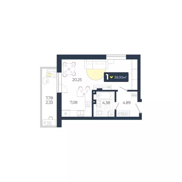 1-к кв. Красноярский край, Красноярск городской округ, пос. Солонцы, ... - Фото 1