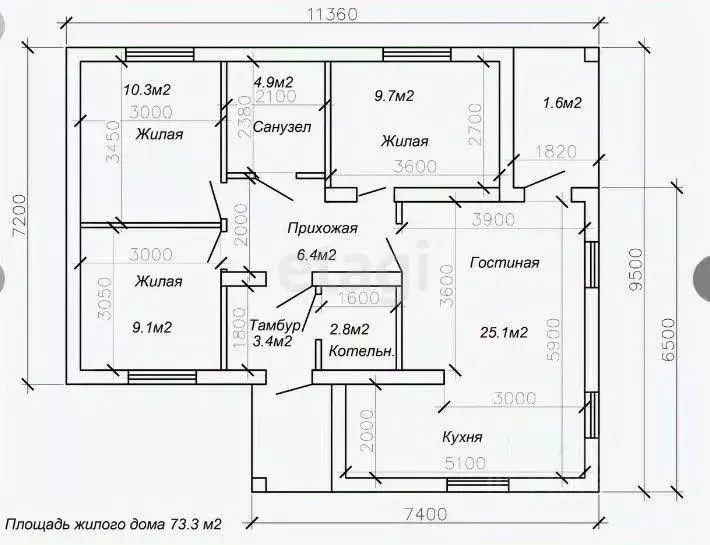 Дом в Смоленская область, Смоленский муниципальный округ, д. Гнездово ... - Фото 2