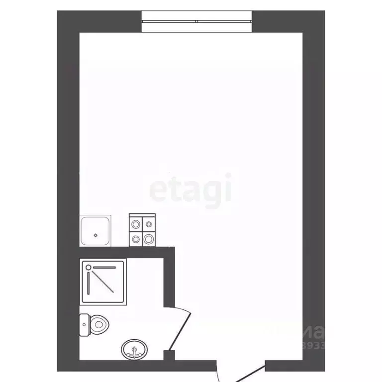 Студия Тюменская область, Тюмень ул. Энергетиков, 60 (17.4 м) - Фото 2