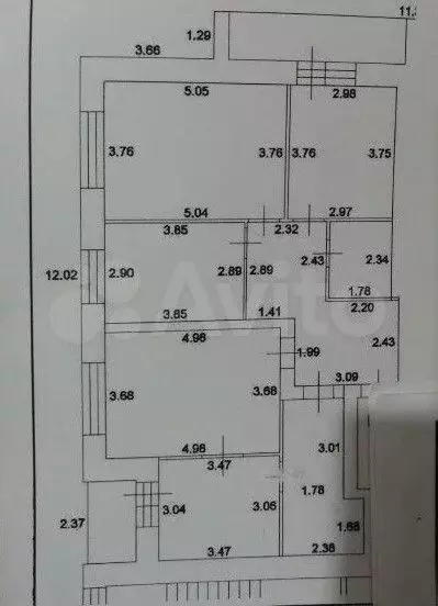 3-к. квартира, 97,7 м, 8/9 эт. - Фото 0
