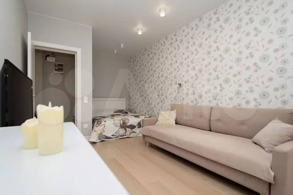 1-к. квартира, 41 м, 4/9 эт. - Фото 1