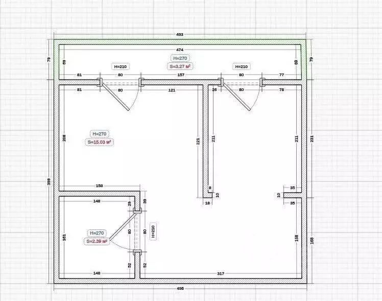 1-к кв. Калининградская область, Калининград ул. Старшины Дадаева, 66 ... - Фото 2