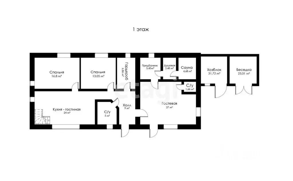 Дом в Татарстан, Казань Верхоянская ул., 70 (80 м) - Фото 2