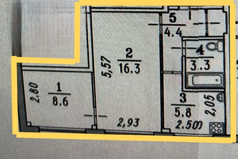 Продаётся 2-к квартира, 38.4 м - Фото 0