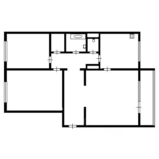 3-к кв. Иркутская область, Усть-Илимск просп. Мира, 19 (78.2 м) - Фото 0