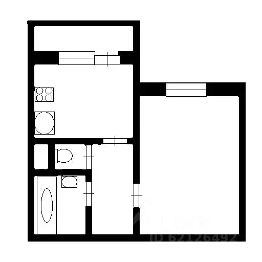1-к кв. Санкт-Петербург ул. Маршала Казакова, 78к1 (36.9 м) - Фото 2