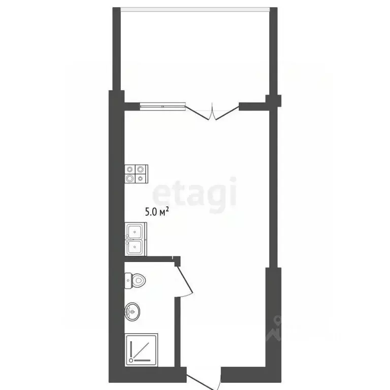 Студия Севастополь Вилларис дель Мар кп, 216 (25.0 м) - Фото 2