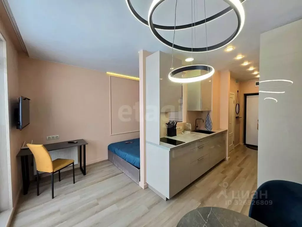 Студия Тюменская область, Тюмень ул. Краснооктябрьская, 16к1 (25.0 м) - Фото 1