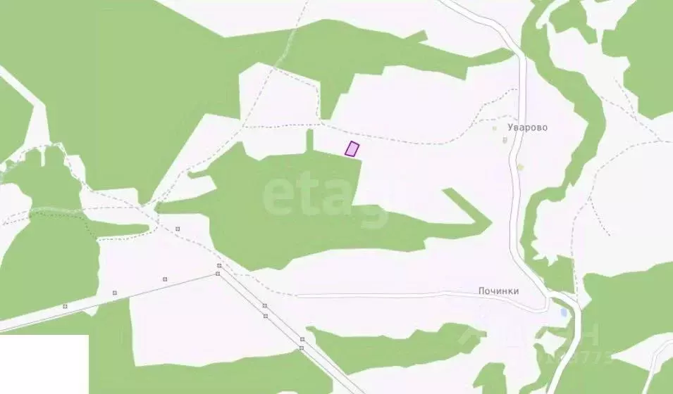 Участок в Калужская область, Калуга городской округ, д. Уварово уч40 ... - Фото 2