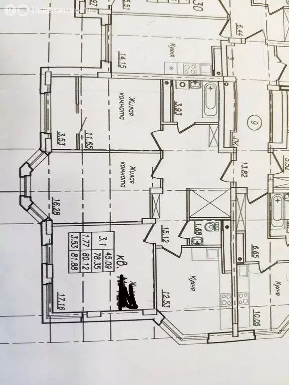 3-комнатная квартира: Тамбов, Пахотная улица, 18 (81 м) - Фото 1