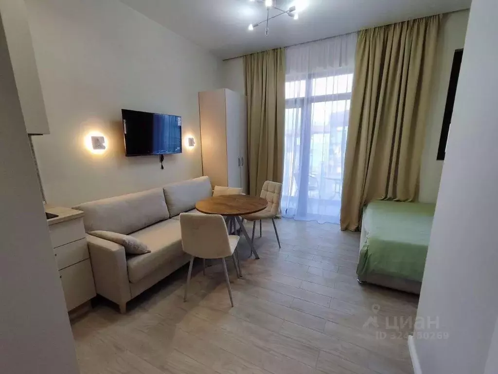 1-к кв. Краснодарский край, Сочи Лазаревское жилрайон, ул. Речная, 2Д ... - Фото 1