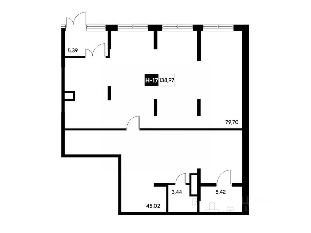 Помещение свободного назначения в Московская область, Реутов 3-й мкр, ... - Фото 1